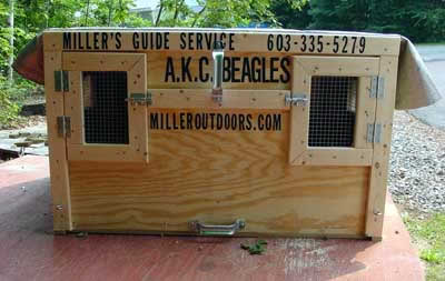 Building a dog box for Beagles.